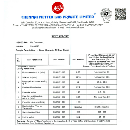 Mountain A2 Cow Ghee, Bilona